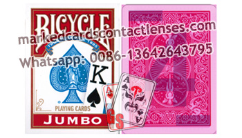 Jumbo Bicycle Marcada Jogando Cartas