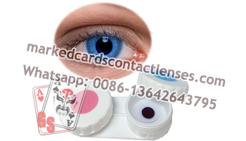 Gezinkten Karten Kontaktlinsen für blaue Augen